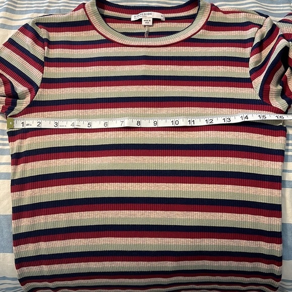 SOLD Anthropologie Stateside Striped Ribbed Knit Dress size M - Picture 7 of 7
